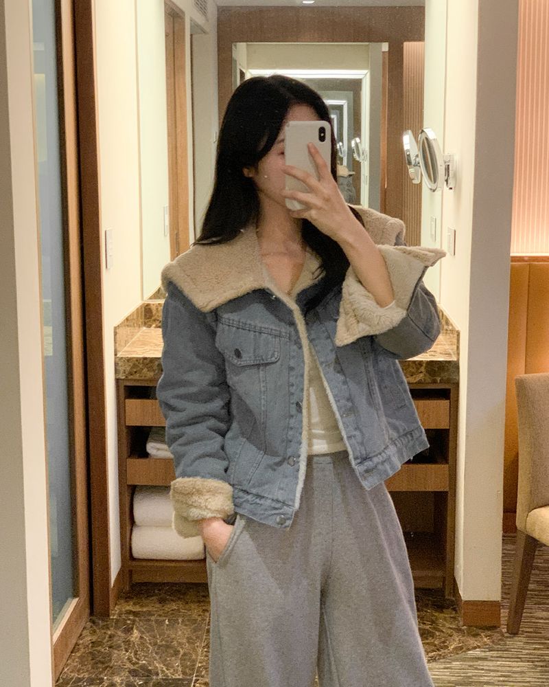 Paddy Big Collar Denim Jacket