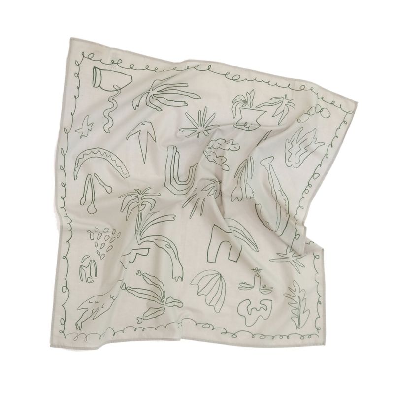 [Organic Scarf] Camino - Warm gray