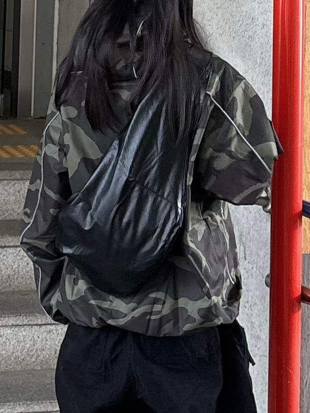 leather shirt bag