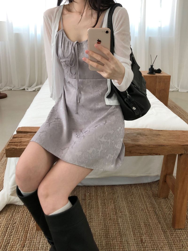 Soy V-neck see-through cardigan (4 colors)