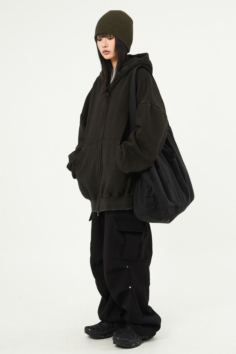 Clo eyelet fleece cargo sweatpants