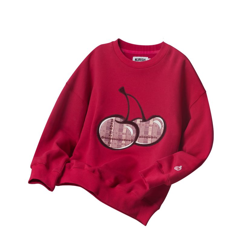 KIRSH（キルシー）の「BIG CHERRY NAPPING SWEATSHIRT [LIGHT BURGUNDY]（Tops）」