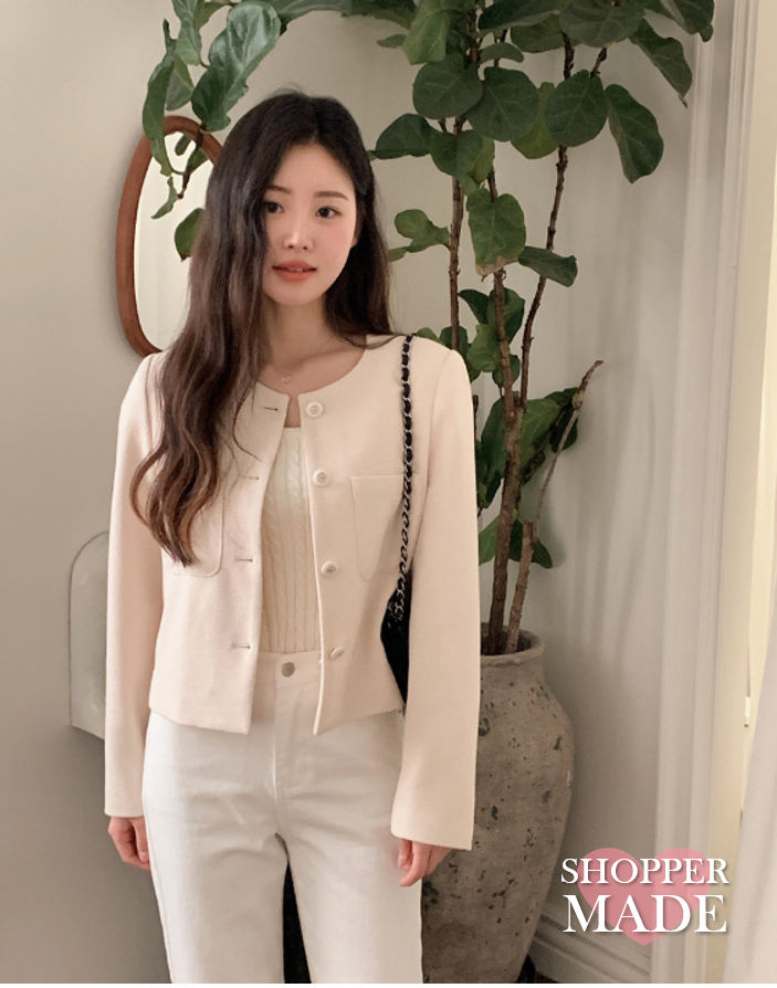 SHOPPERLAND（ショッパーランド）の「[SHOPPERMADE] デイリーツイードジャケット (3color)（ジャケット/アウター）」