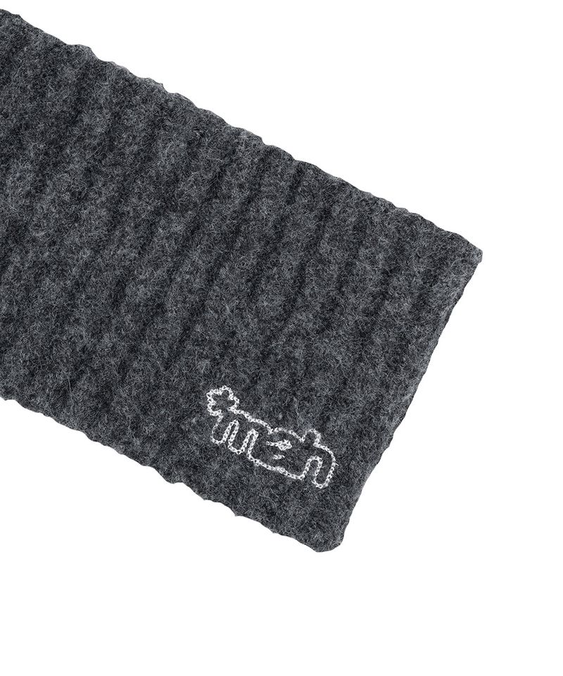 KNIT HAIR BAND_CHARCOAL
