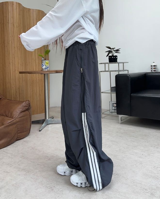 Kens Side Zipper Track Pants