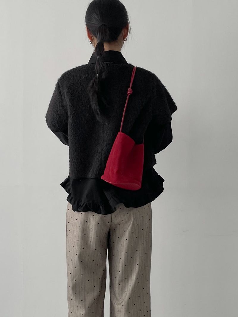 Puppy Half Crop Knit