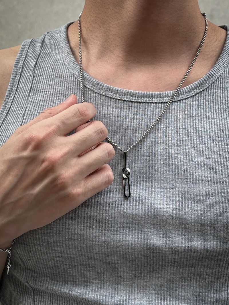 Chain Square Necklace