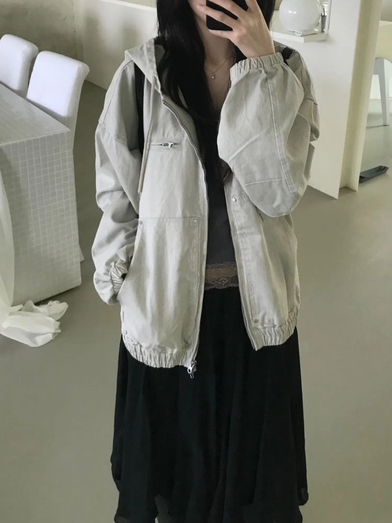Kitten（キッテン）の「Crema Washed Hooded Jacket (one color)（Jackets/Outerwear）」