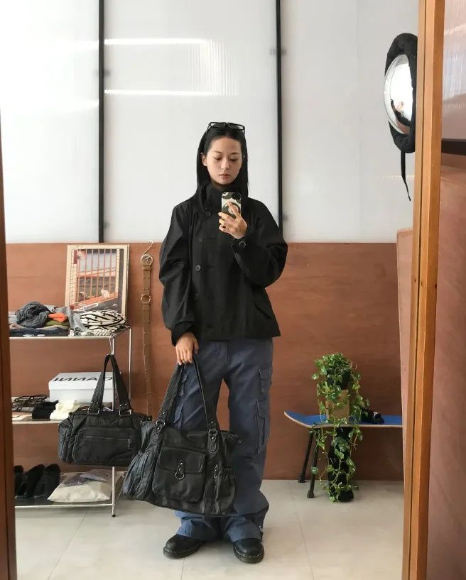 PIGMENT ZIPPER CARGO PANTS