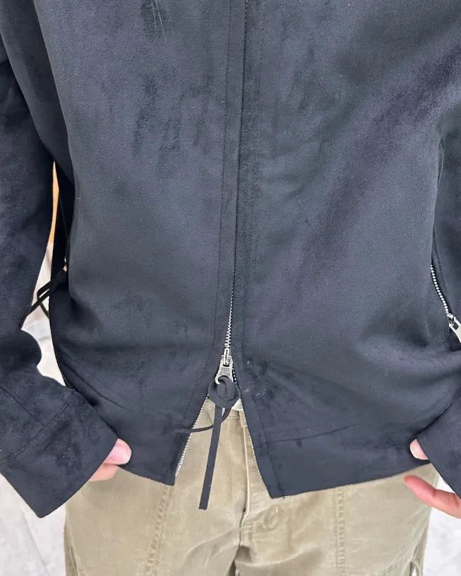 Aaron Suede Crop Jacket