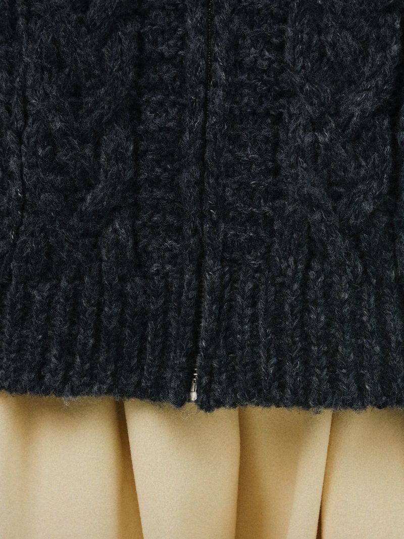 SH Winter Cowichan Nordic Zip-up Cardigan