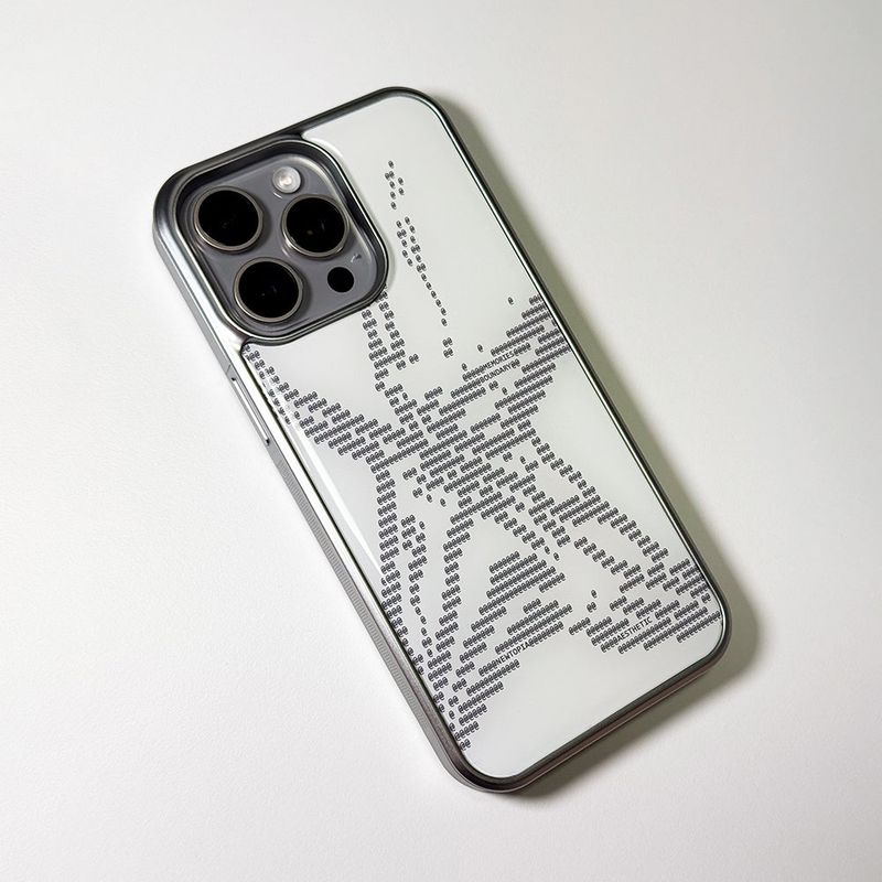 NTA StellarFish_ASCII CORE_004 Phone Case (SV_White)