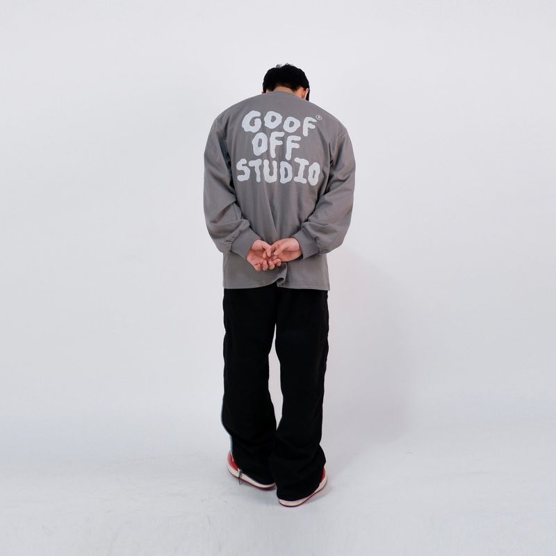 GF MAIN LOGO LONGSLEEVE - ( DEEP GRAY )
