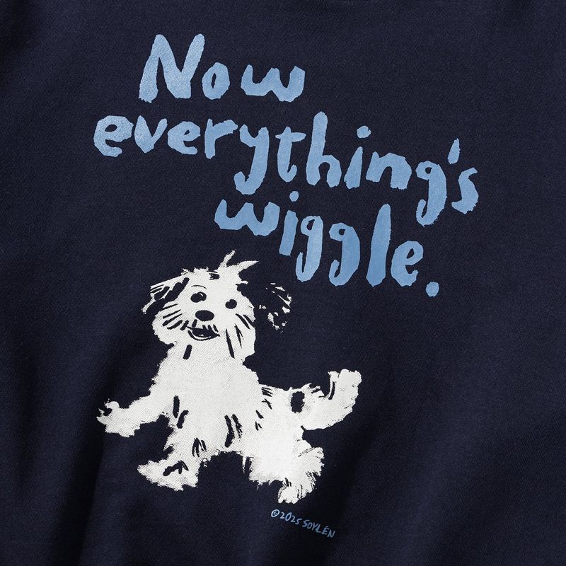 WIGGLE SWEATSHIRTS (NAVY)