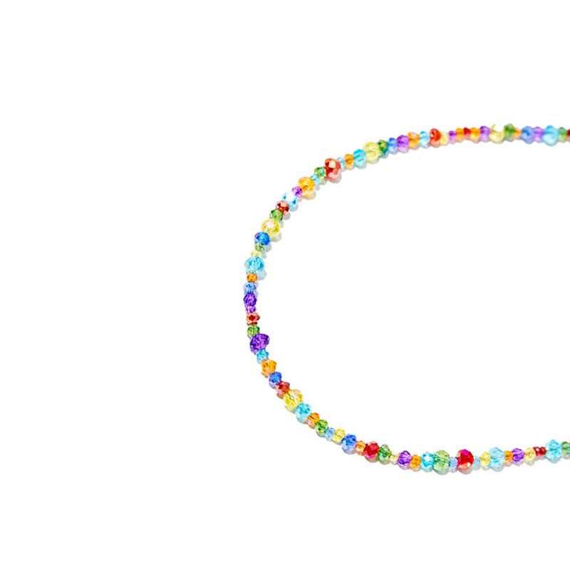 RAINBOW BLING BEADS NECKLACE