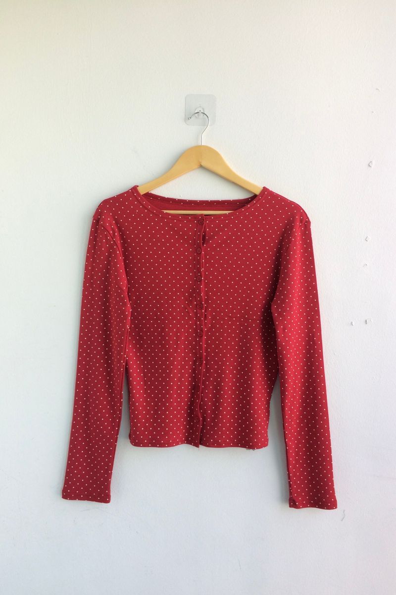 Round Pick Dot Cardigan