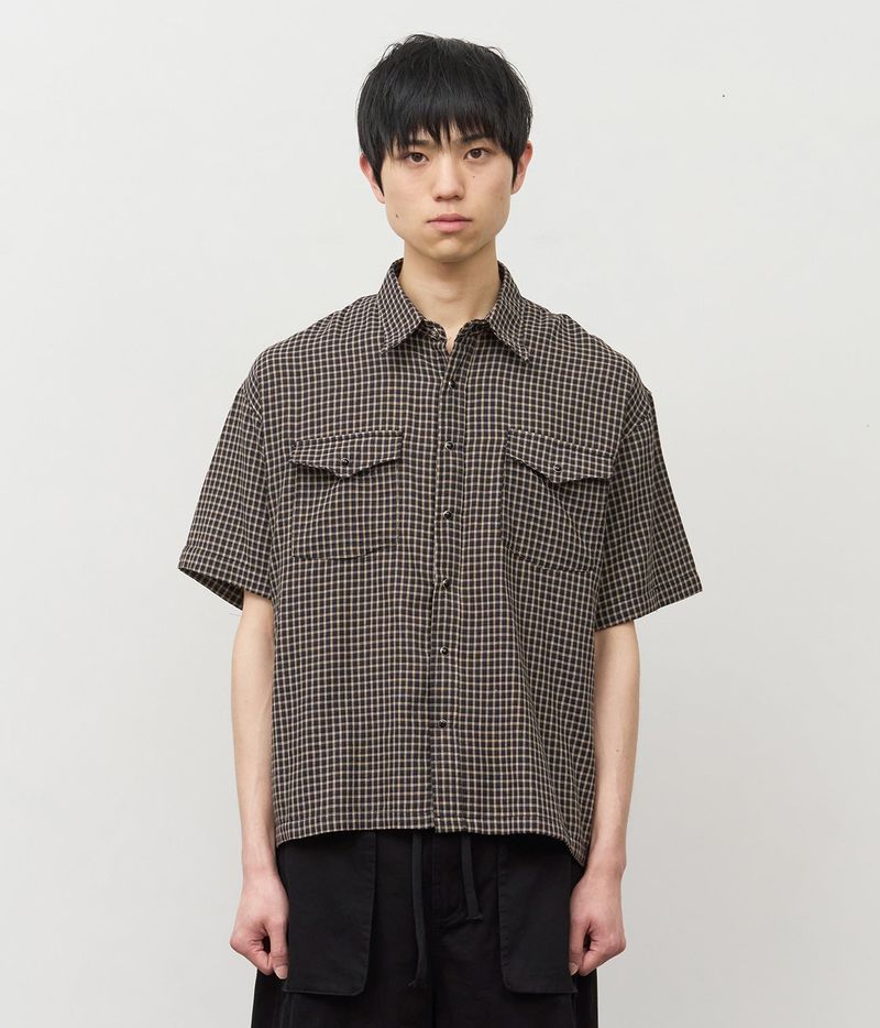 HIFIFNK(ハイファイファンク)の「Beam Western Check Cropped Shirt(Tops)」