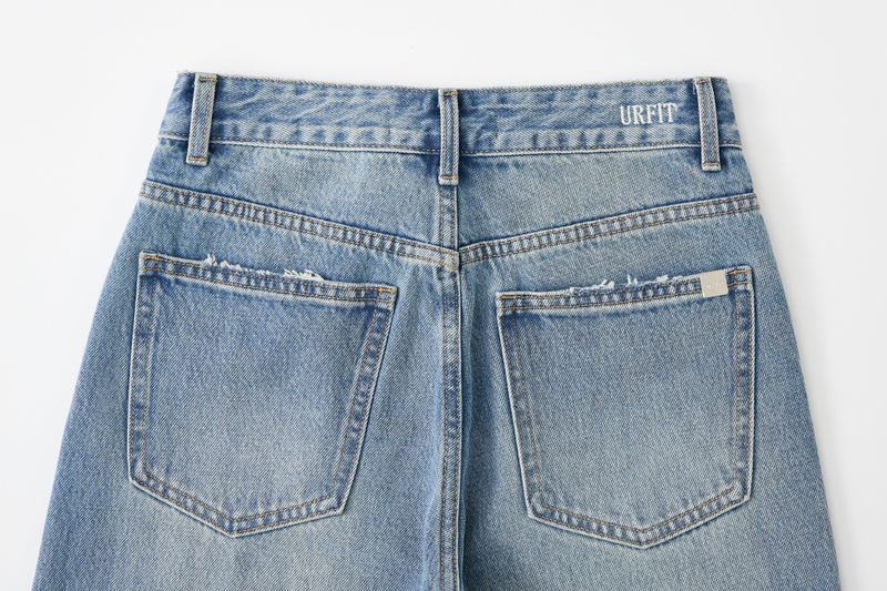 FRADE HEM SLIM WIDE DENIM code 26205