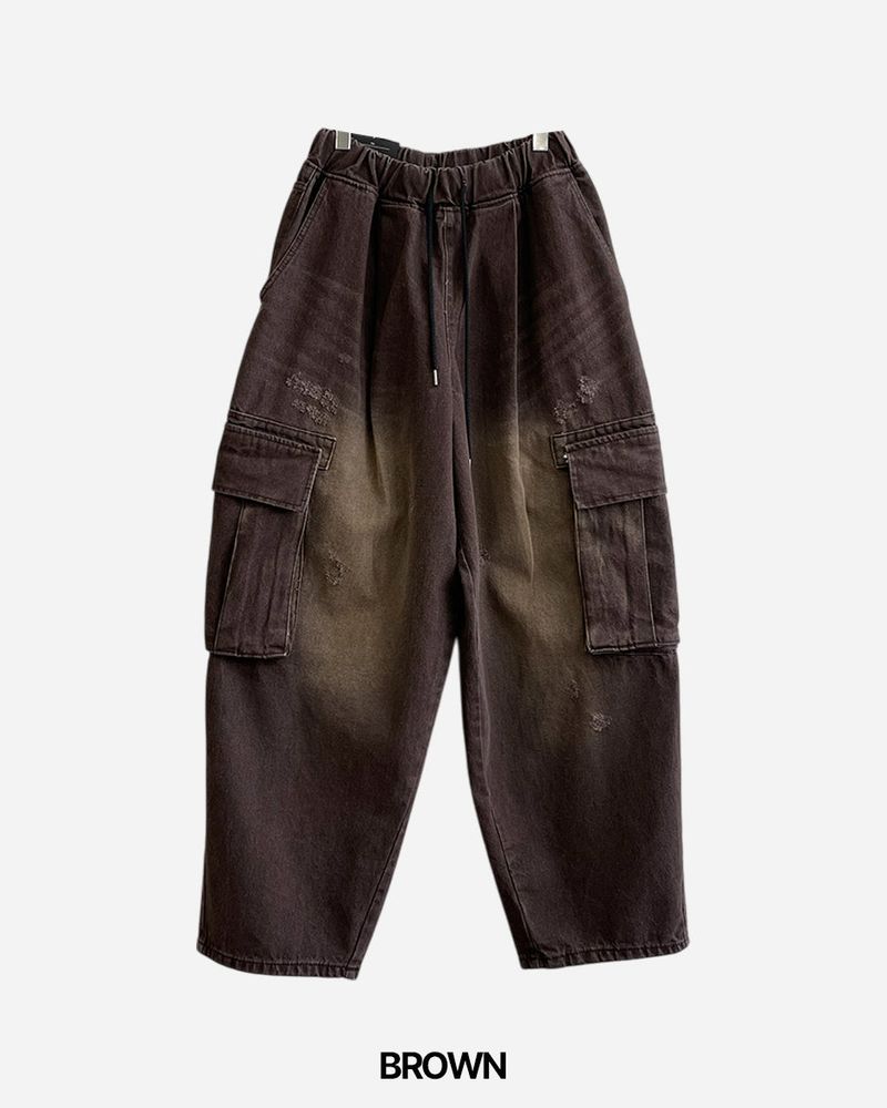 Boot Cargo Denim Pants
