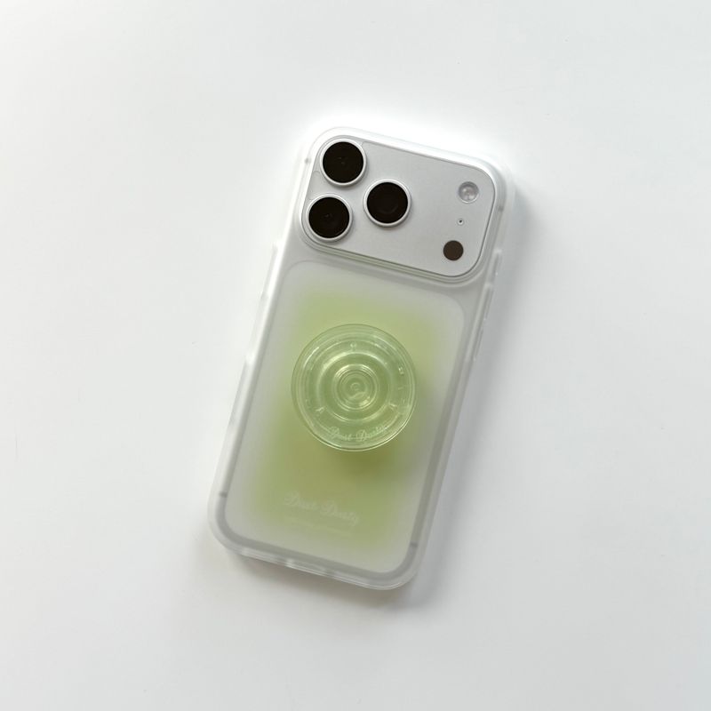[반투명] green syrup case