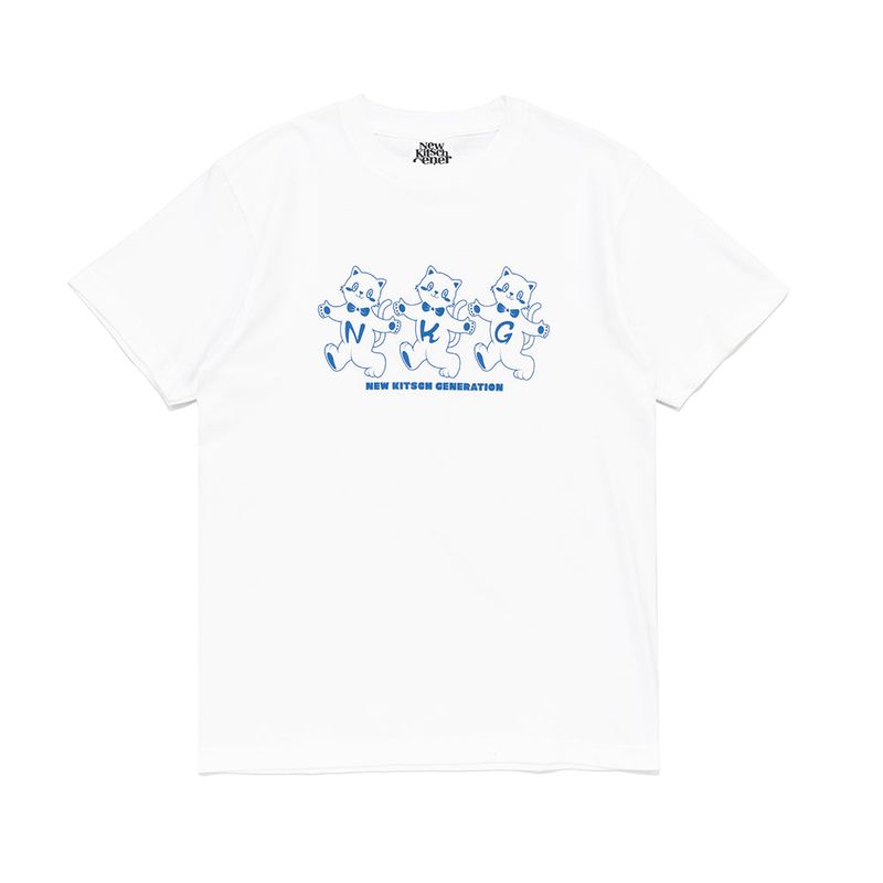 NEWKITSCH(ニューキッチジェネレーション)の「KITTY STAMP SHORT SLEEVE (WHITE)(Tops)」