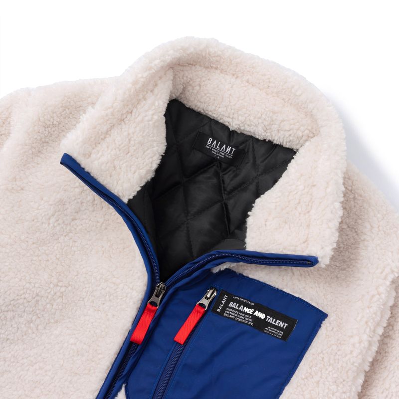 Our Story Fleece Zipup Jacket - White