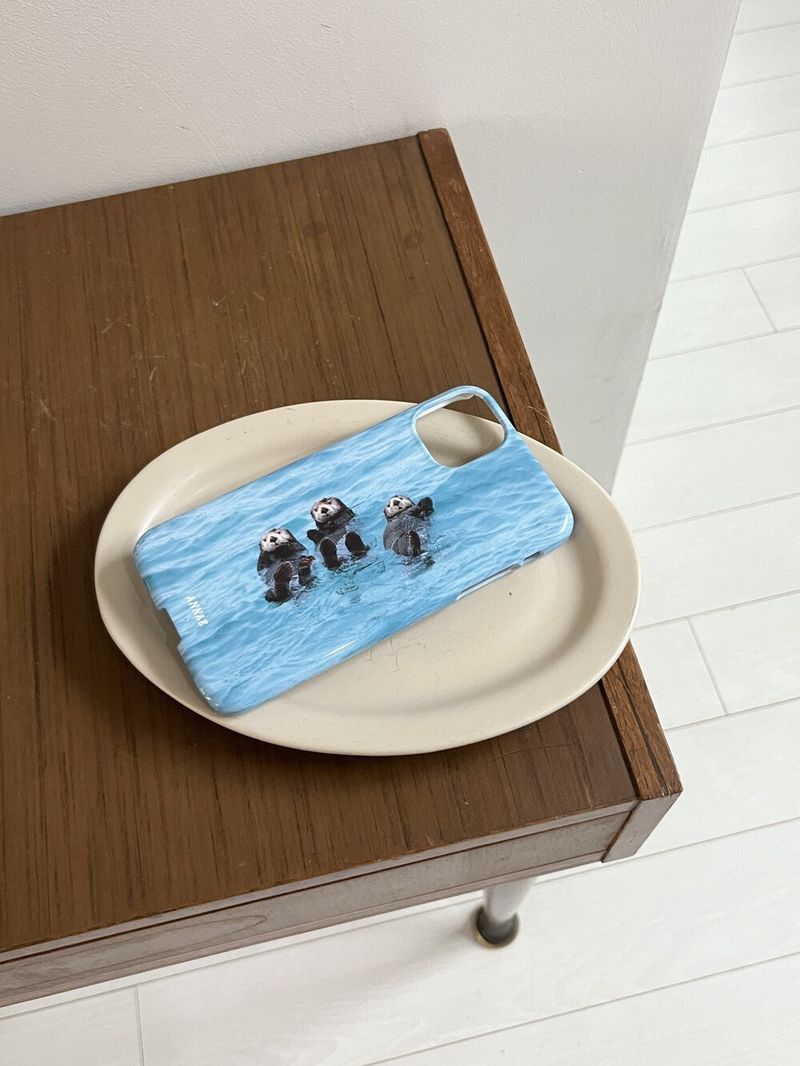 [sea otter triplets hard case]