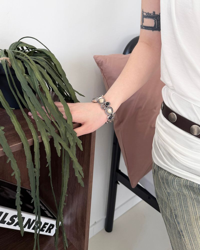 Dusty Pebble Stone Watch