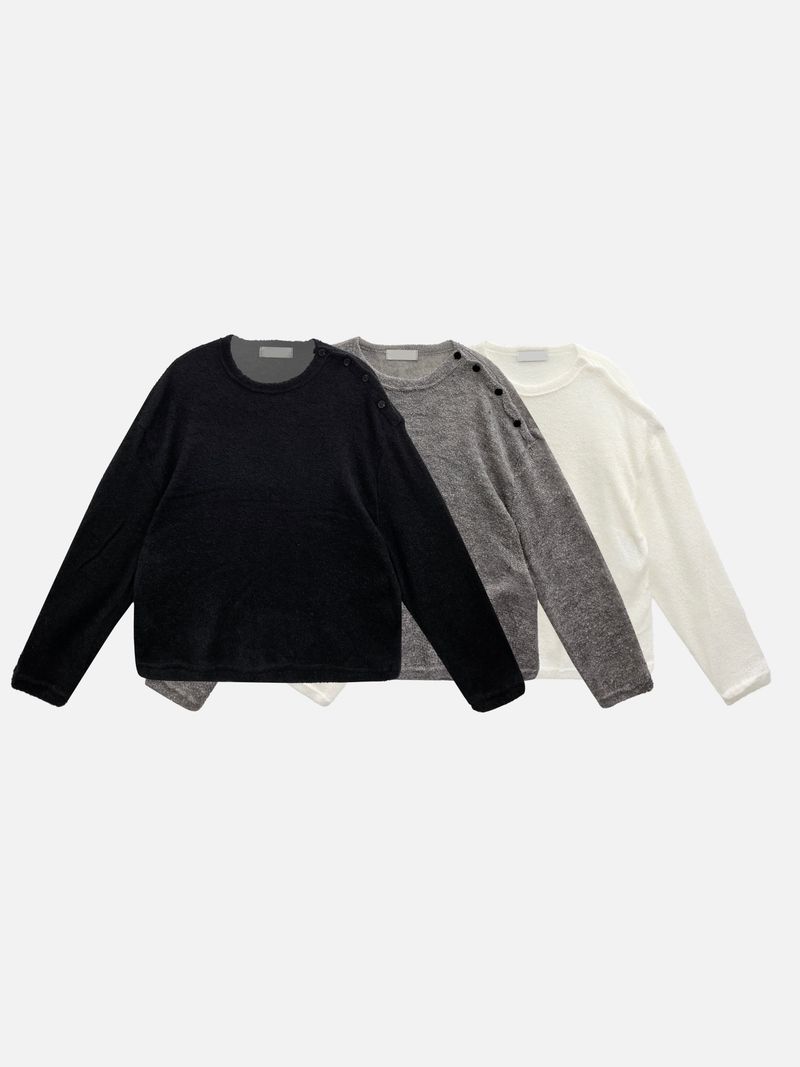 Shawl Button Mood Knit (3c)