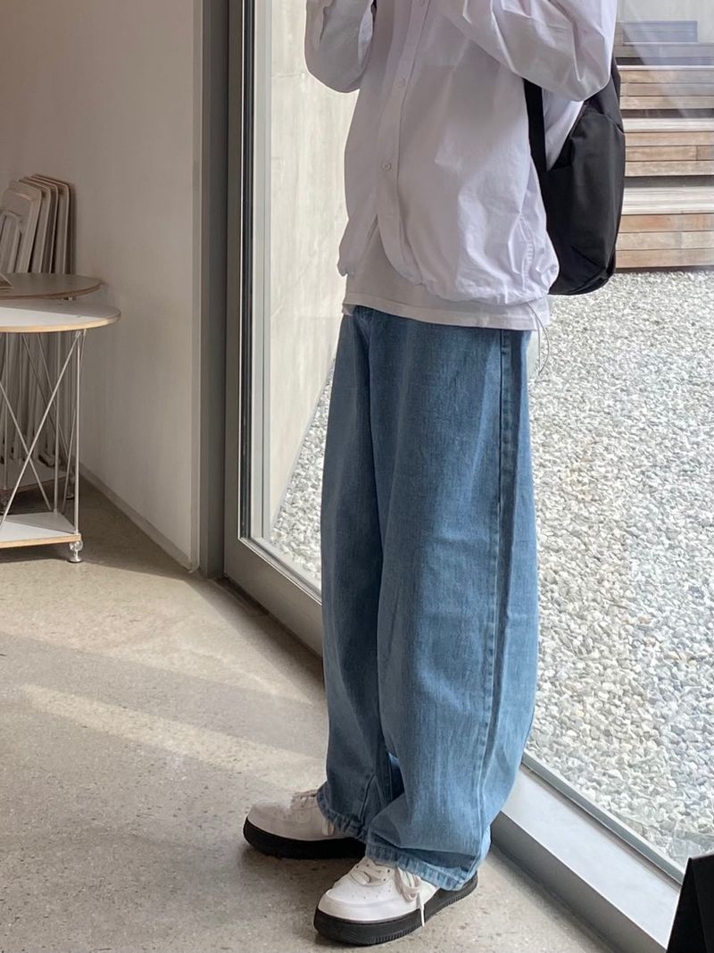 For season balloon fit denim pants 2C