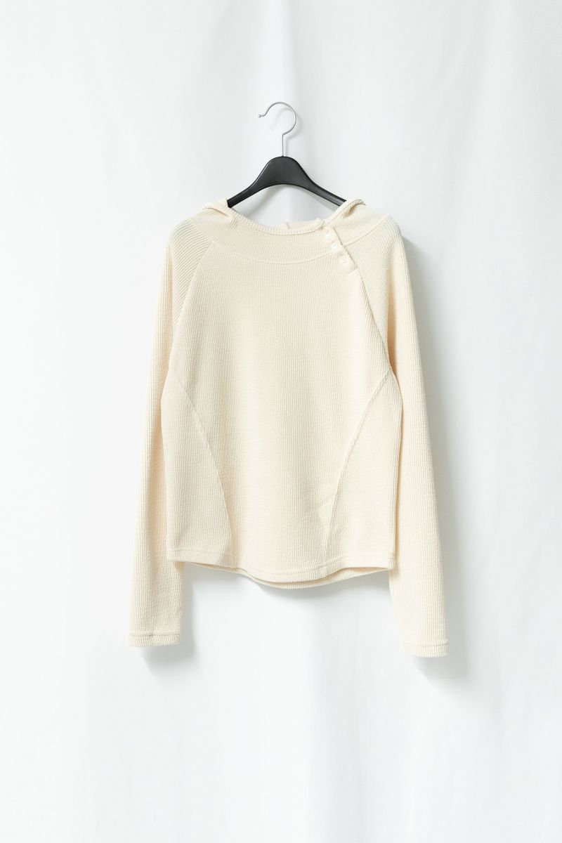 curve button golgi hood top(3colors)