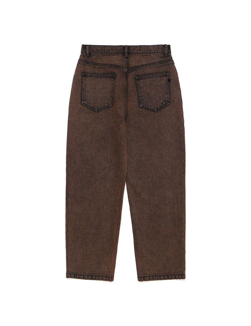 5-POCKET EMB DENIM PANTS BROWN(CV2CFUD129A)