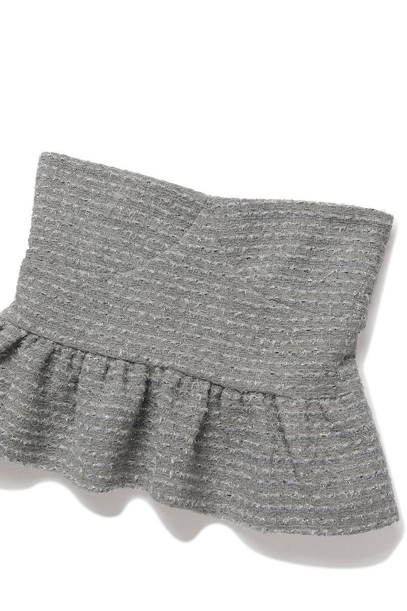 Twinkle tweed top_silver