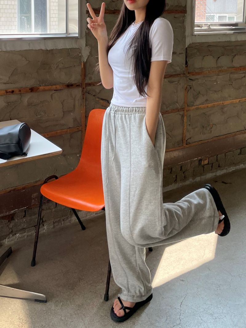 Tight slim half T