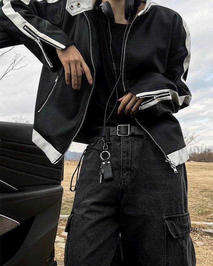 COSYHARU(コシハル)の「"Way Leather Biker Jacket "(Jackets/Outerwear)」
