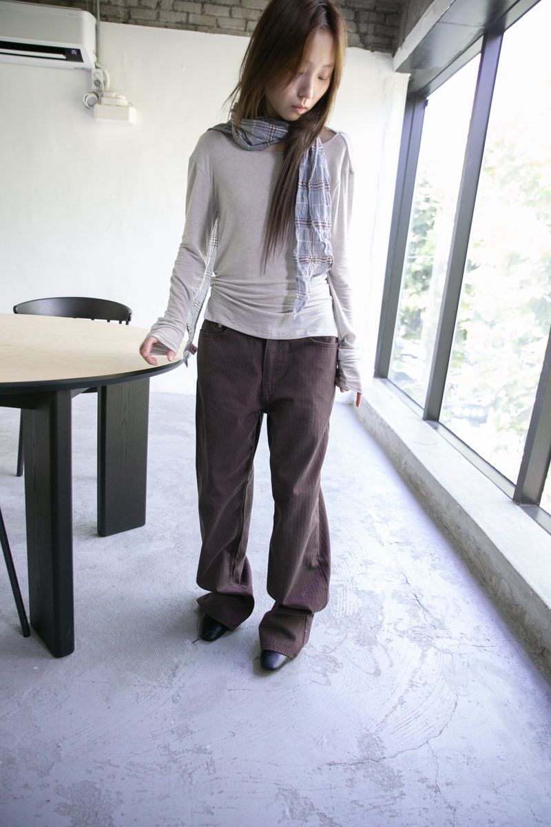 drapping strap slim top(3colors)