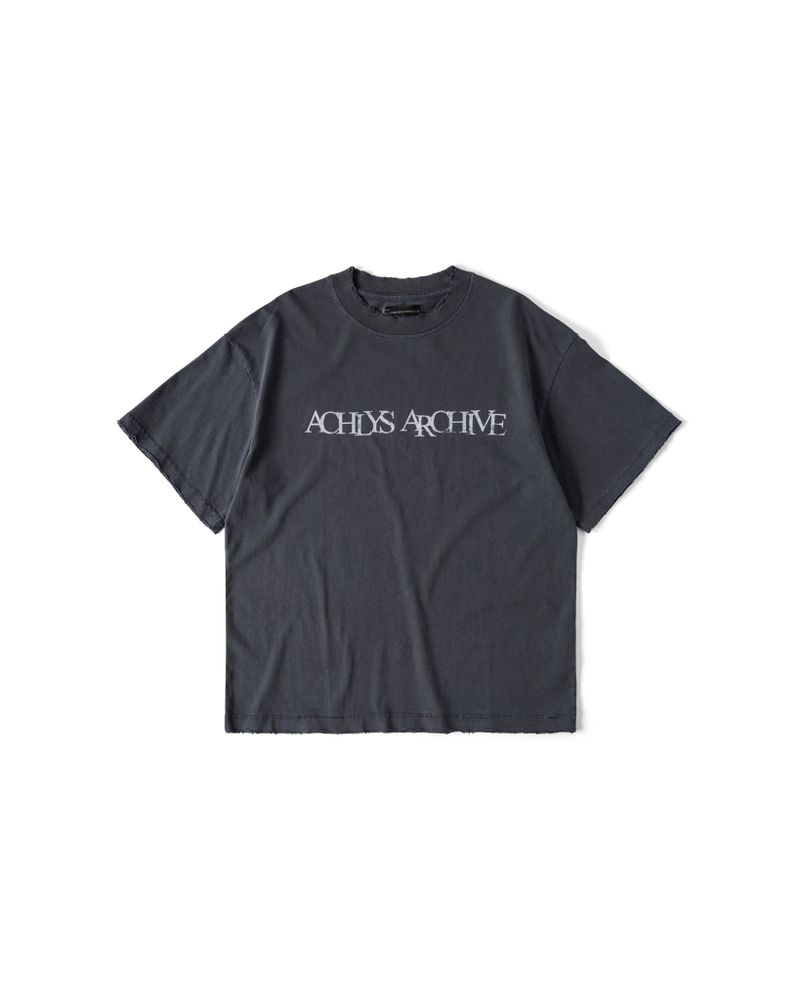 KMC.Stu（ ケーエムシー ストゥ）の「KMC | GOOD LUCK ウォッシュド Tシャツ - グレー（トップス）」