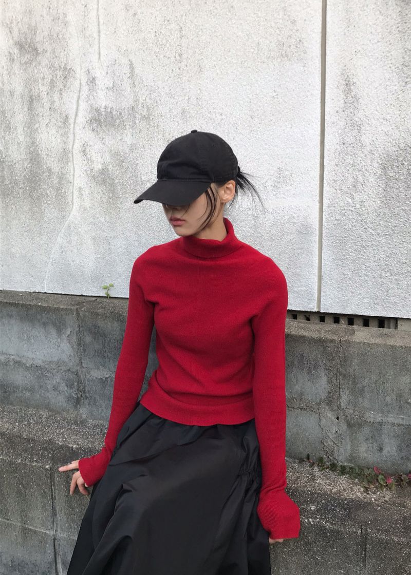 WOOL TURTLENECK KNIT