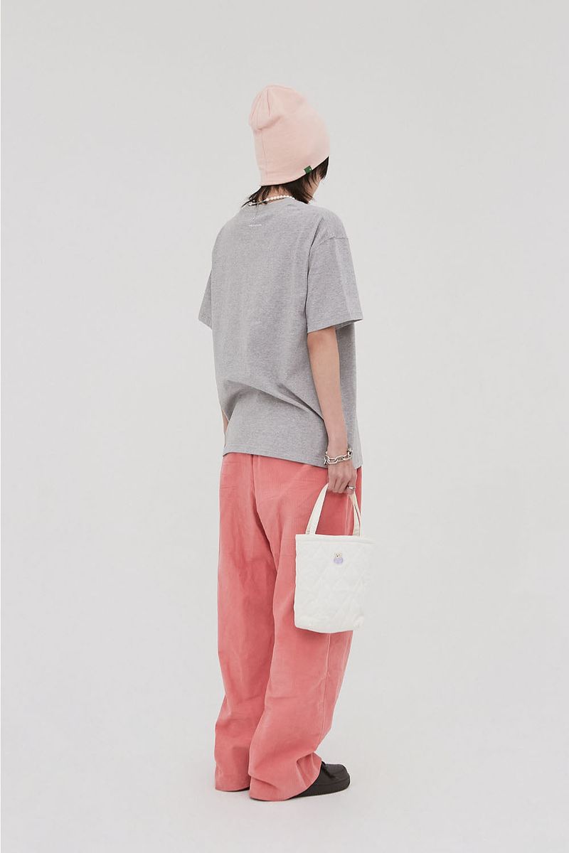 Bear Patch Pocket Tee_Grey