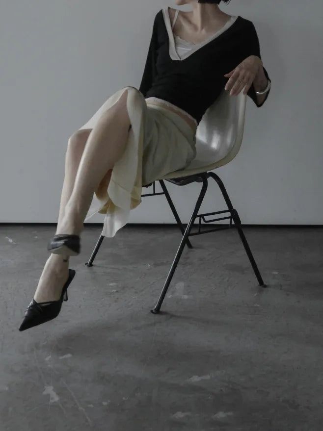 Louis Layered Midi Skirt