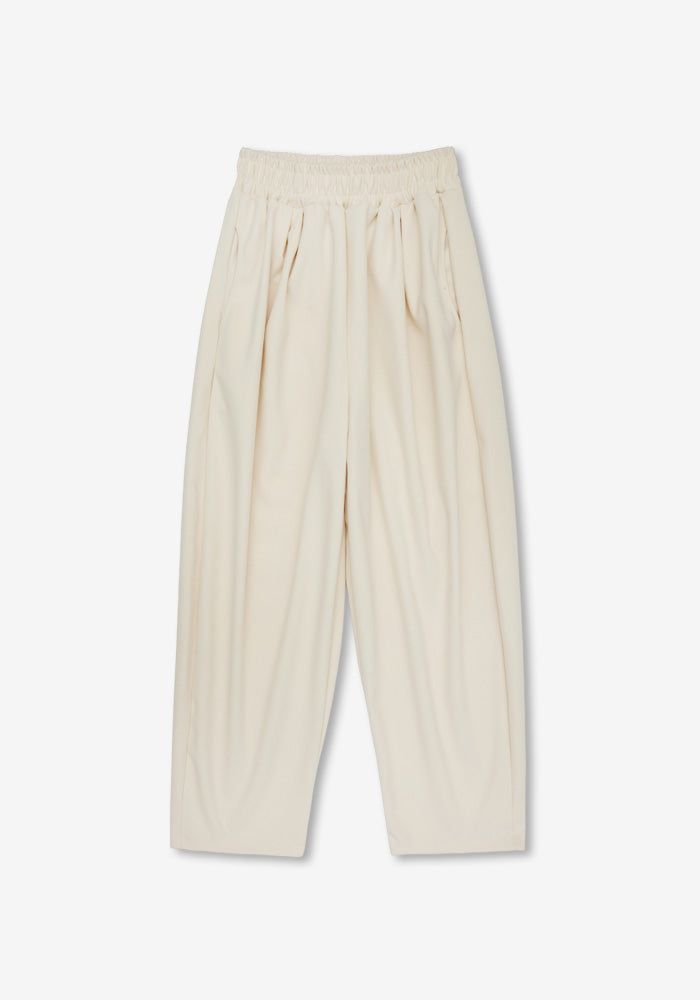 [SEMADE] Soft Wool Banding Balloon Slacks