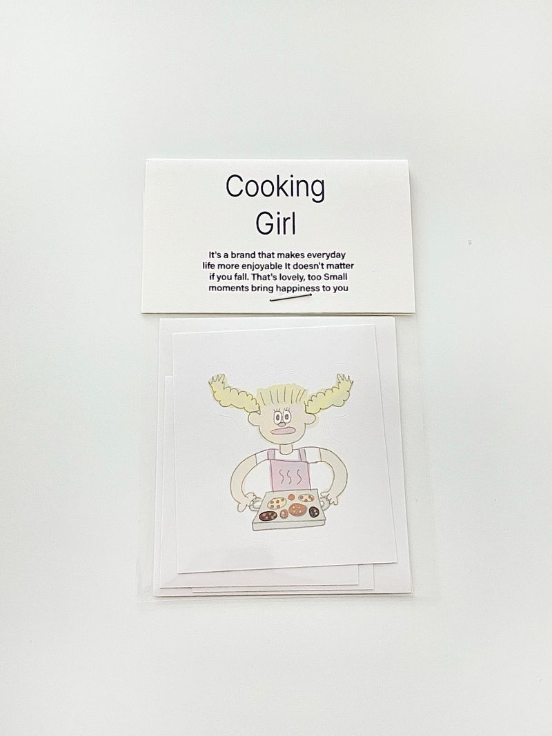 SLIP（スリップ）の「Cooking Girl Sticker Pack（Miscellaneous Goods/Stationery）」