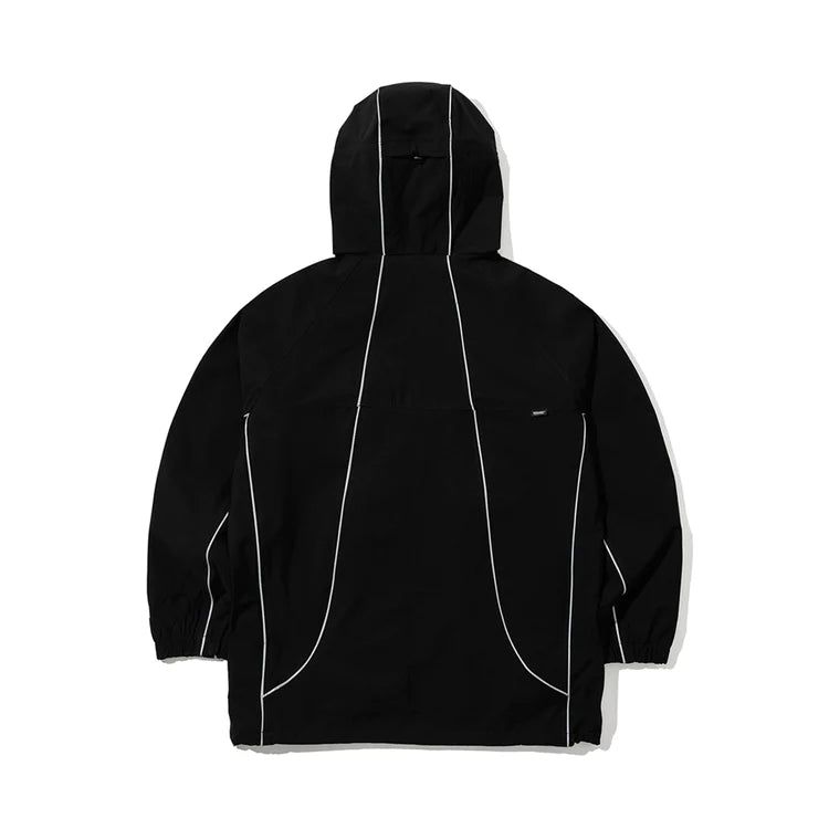 PP STRETCH HOODED JACKET - NAVY/BLACK