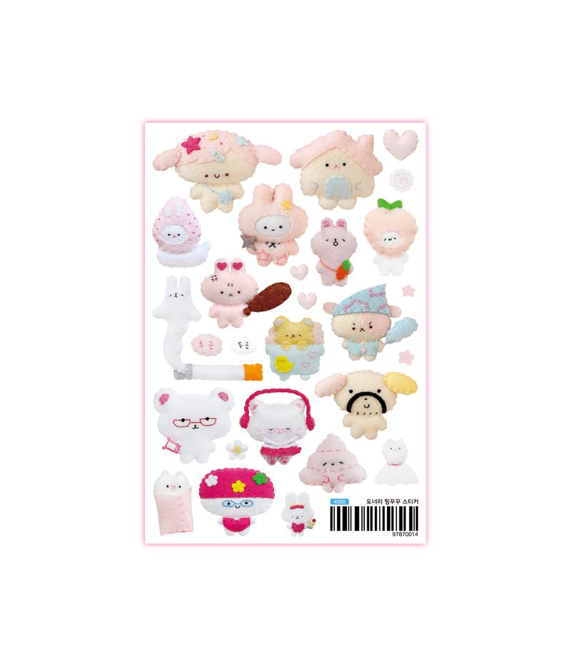 set of 10 stickers