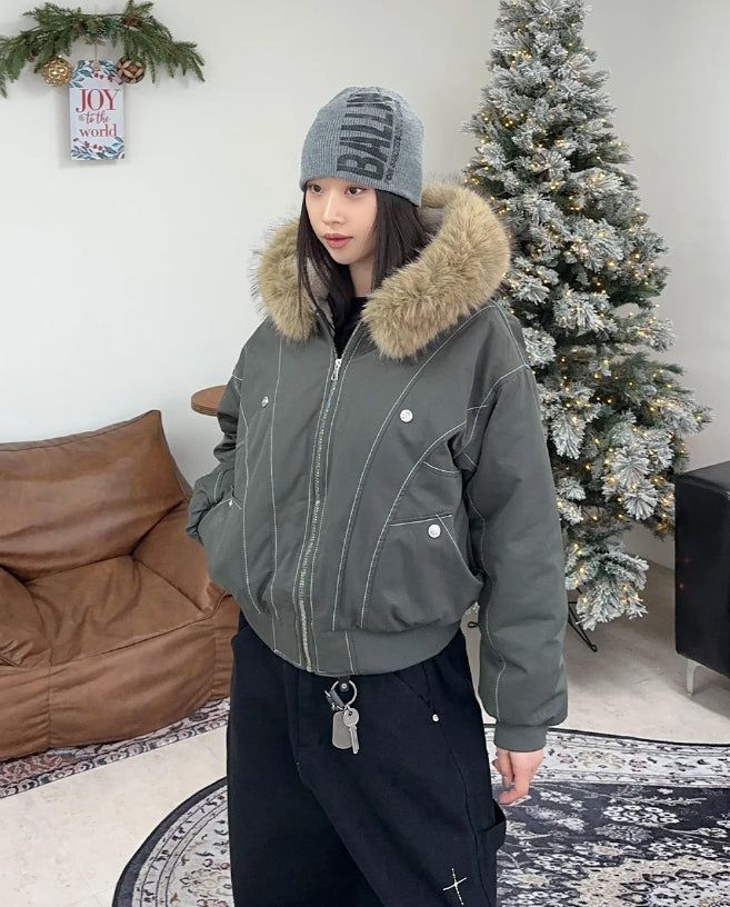 Felice Raccoon Fur Jumper