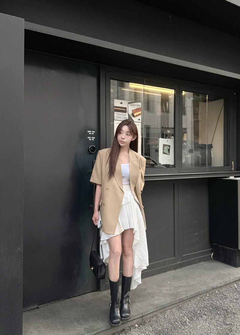 Midien short‑sleeve jacket