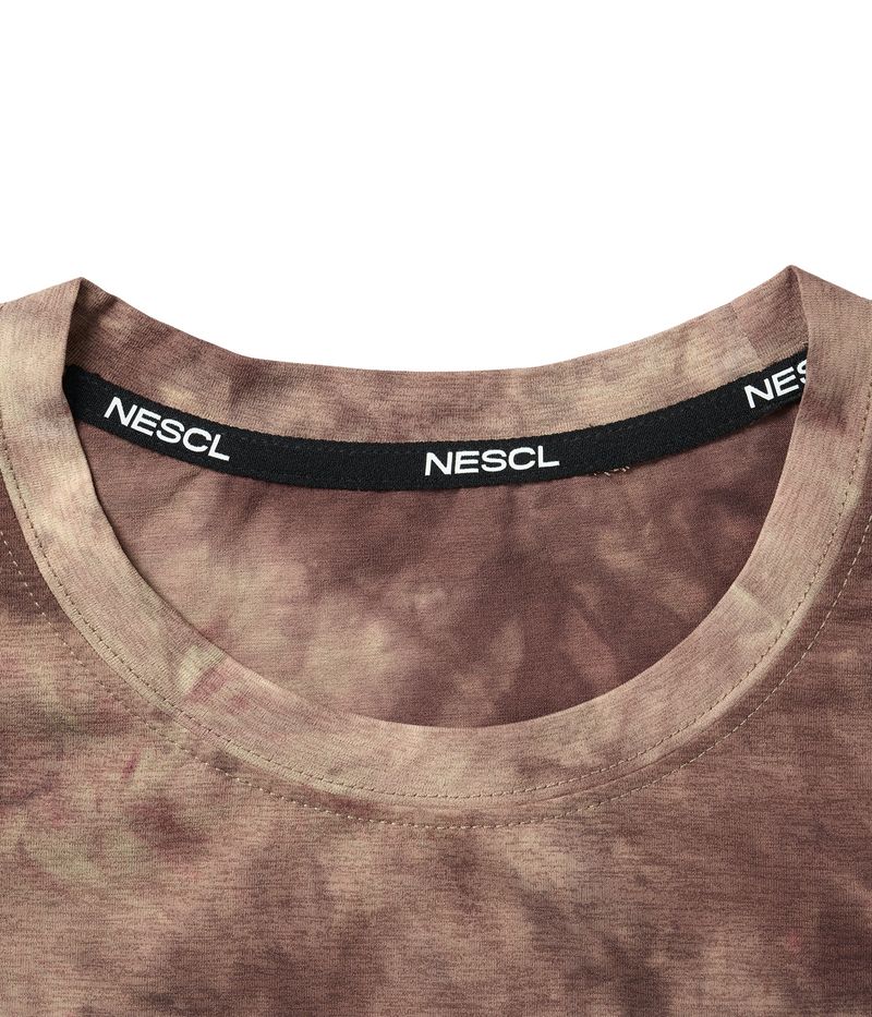 Sorona Marble Short Sleeve T-Shirt (Brown)