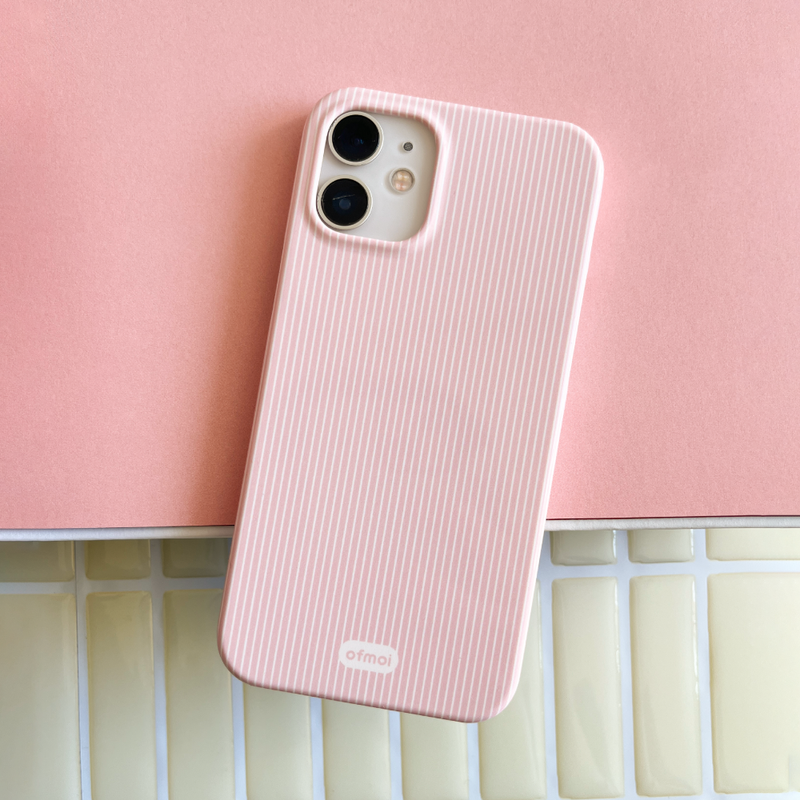 rose milk glossy hard phone case