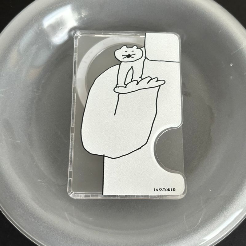 [MagSafe card wallet]ザキャットザッツビケイムアスカーフ