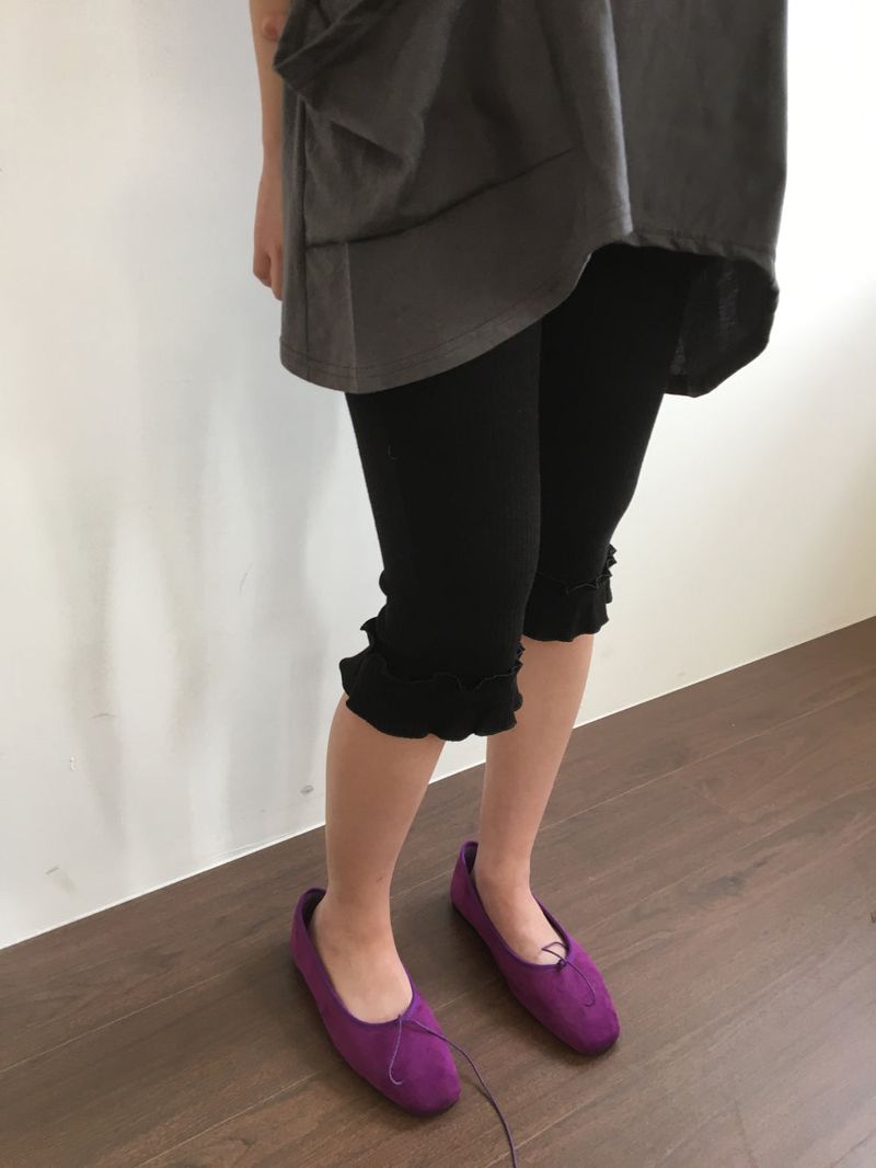 Segno frill capri pants (2color)